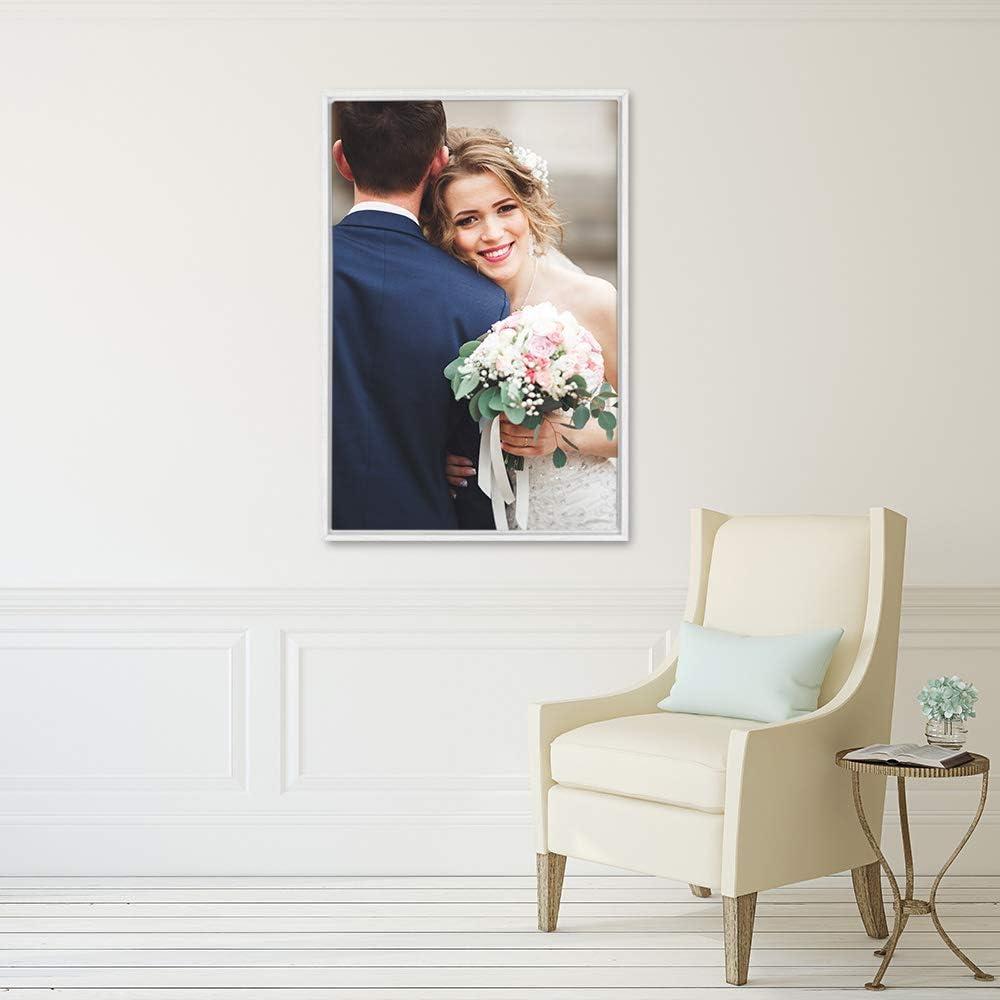 wall26 Framed Custom Canvas Wall Art for Living Room, Bedroom Canvas Prints for Home Decoration Ready to Hang - 24"x36", White Frame