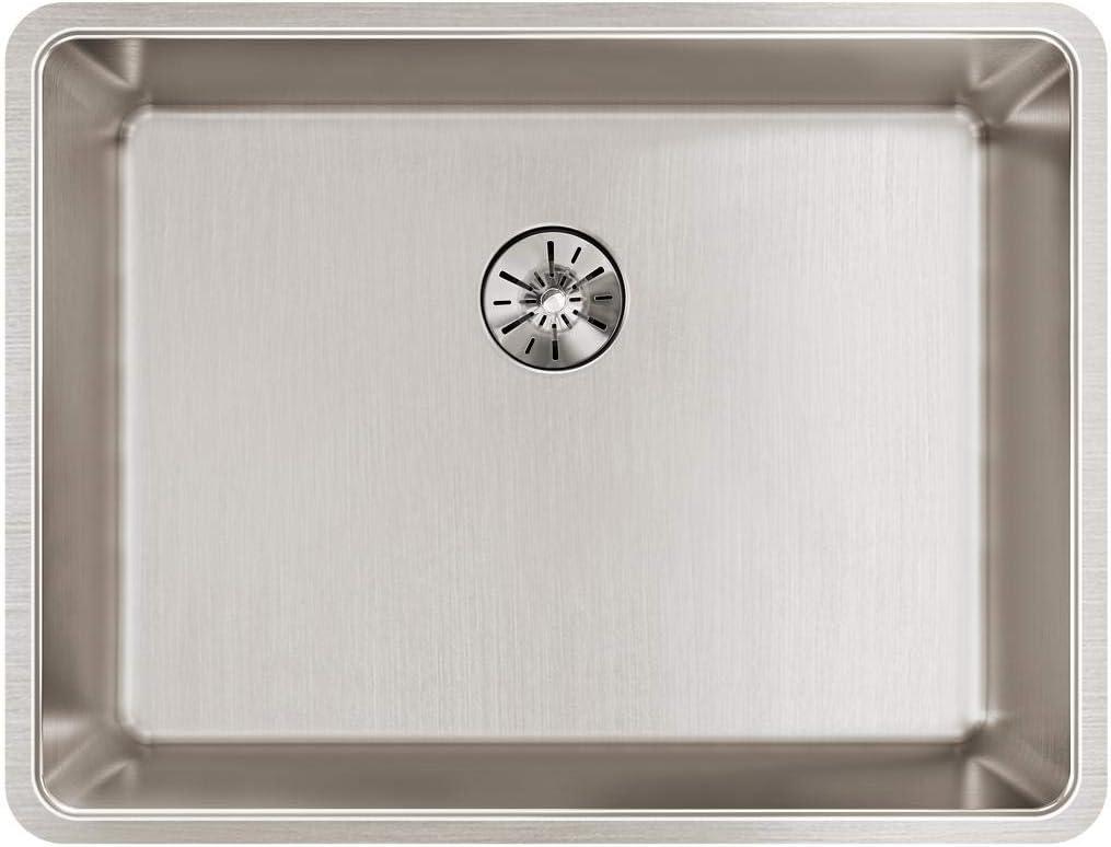 Lustrous Satin Stainless Steel Single Bowl Undermount Sink