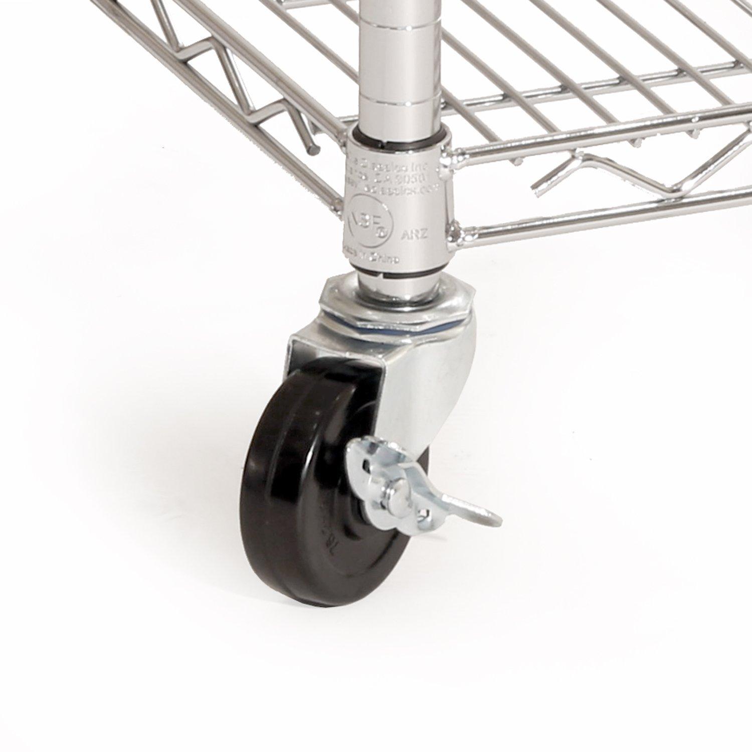 Wire Rolling Storage Cart