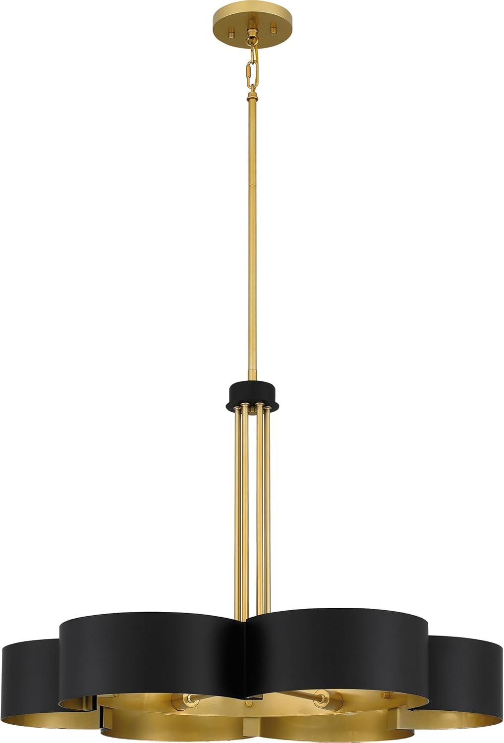 Quoizel Lighting Balsam 6 - Light Chandelier in  Matte Black