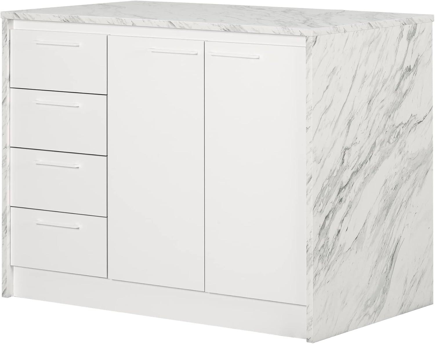 Myro Kitchen Island Faux - South Shore