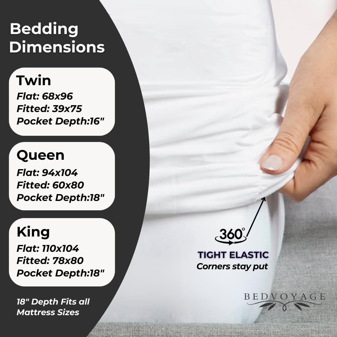 Melange Viscose From Bamboo Cotton Bed Sheets