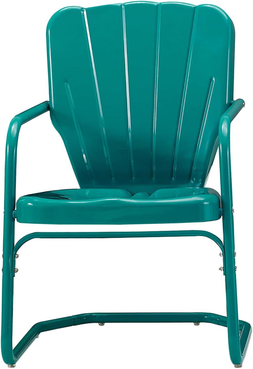 Ridgeland 2pk Outdoor Chairs - Turquoise Gloss - Crosley