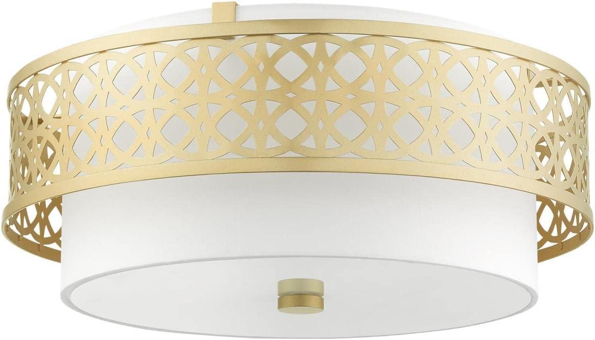 Livex Lighting Calinda 4 - Light Semi-Flush Mount in  Soft Gold