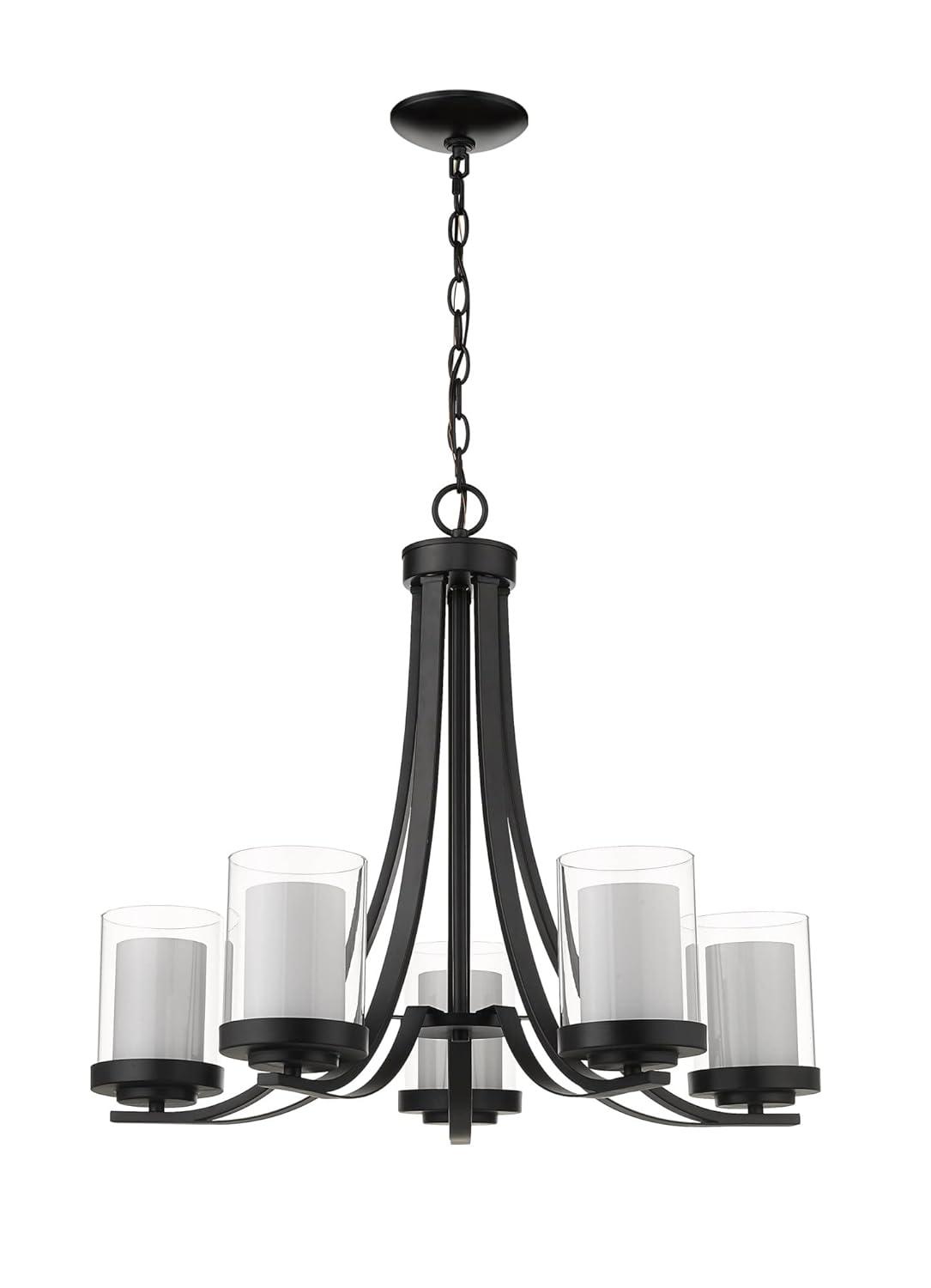 Z-Lite Willow 5 - Light Chandelier in  Olde Bronze