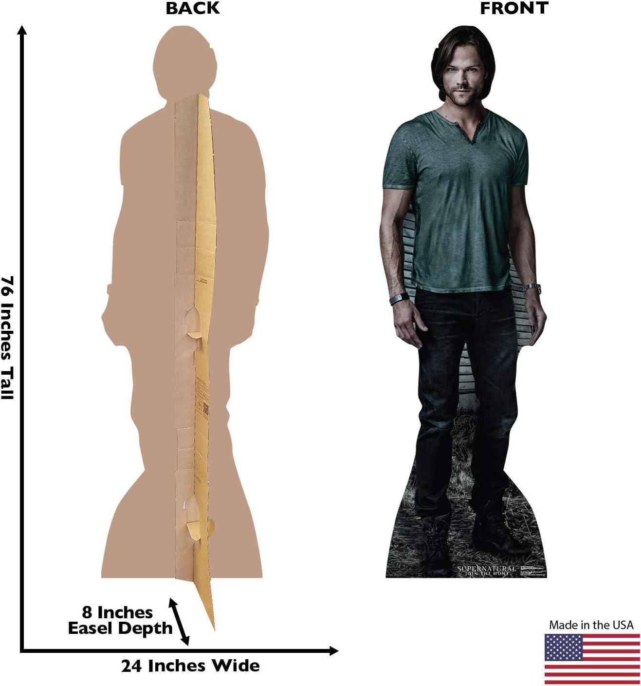 Life-Size Cardboard Standup of Sam Winchester in Casual Outfit