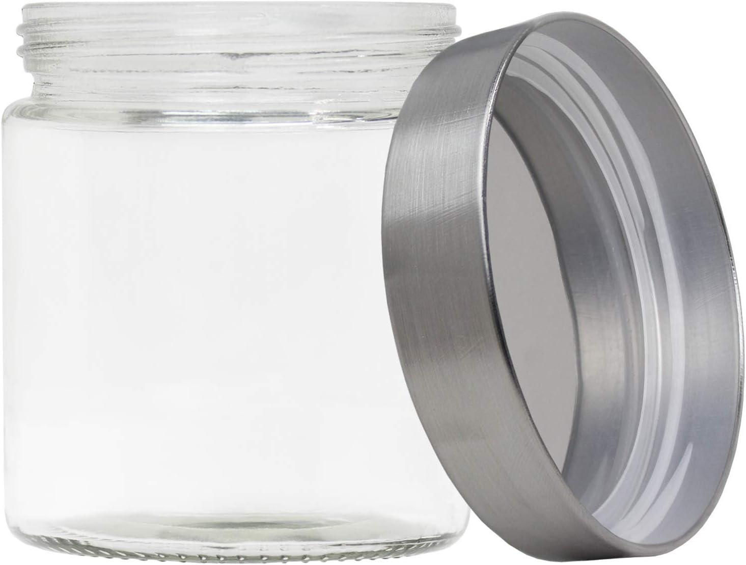 Blue Donuts Glass Jars With The Silver Screw Lid 700 ML