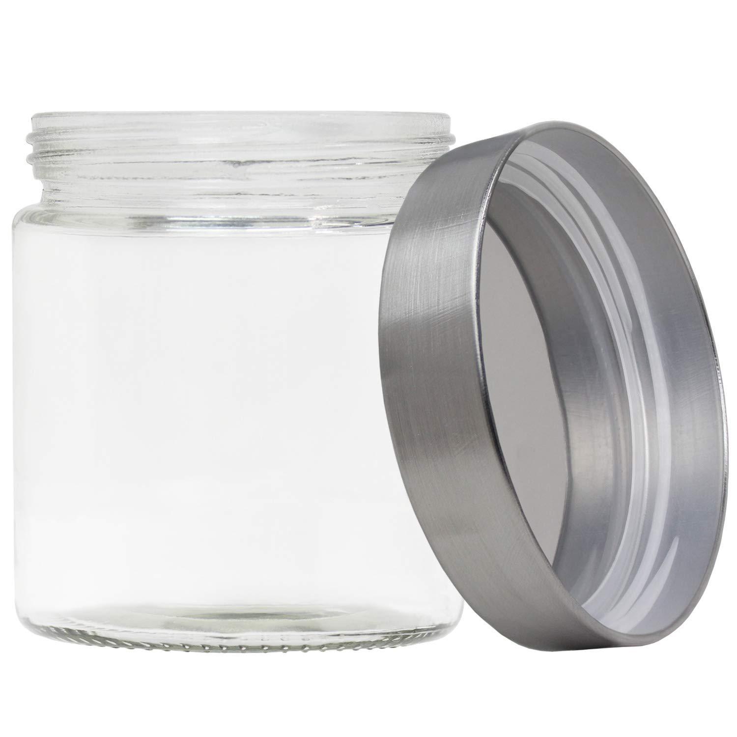 Blue Donuts Glass Jars With The Silver Screw Lid 700 ML