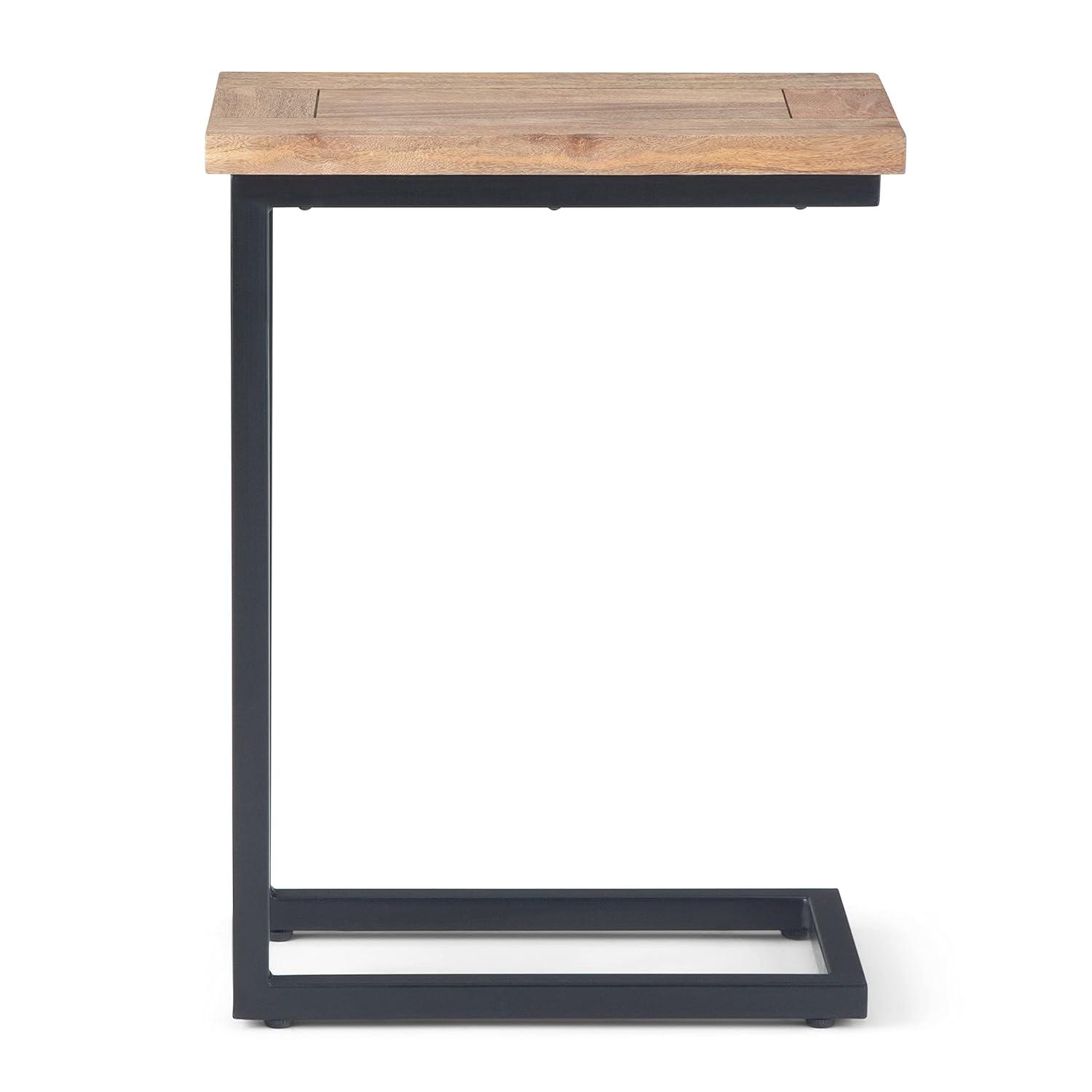 Simpli Home Skyler Solid Mango Wood C Side Table & Reviews | Wayfair