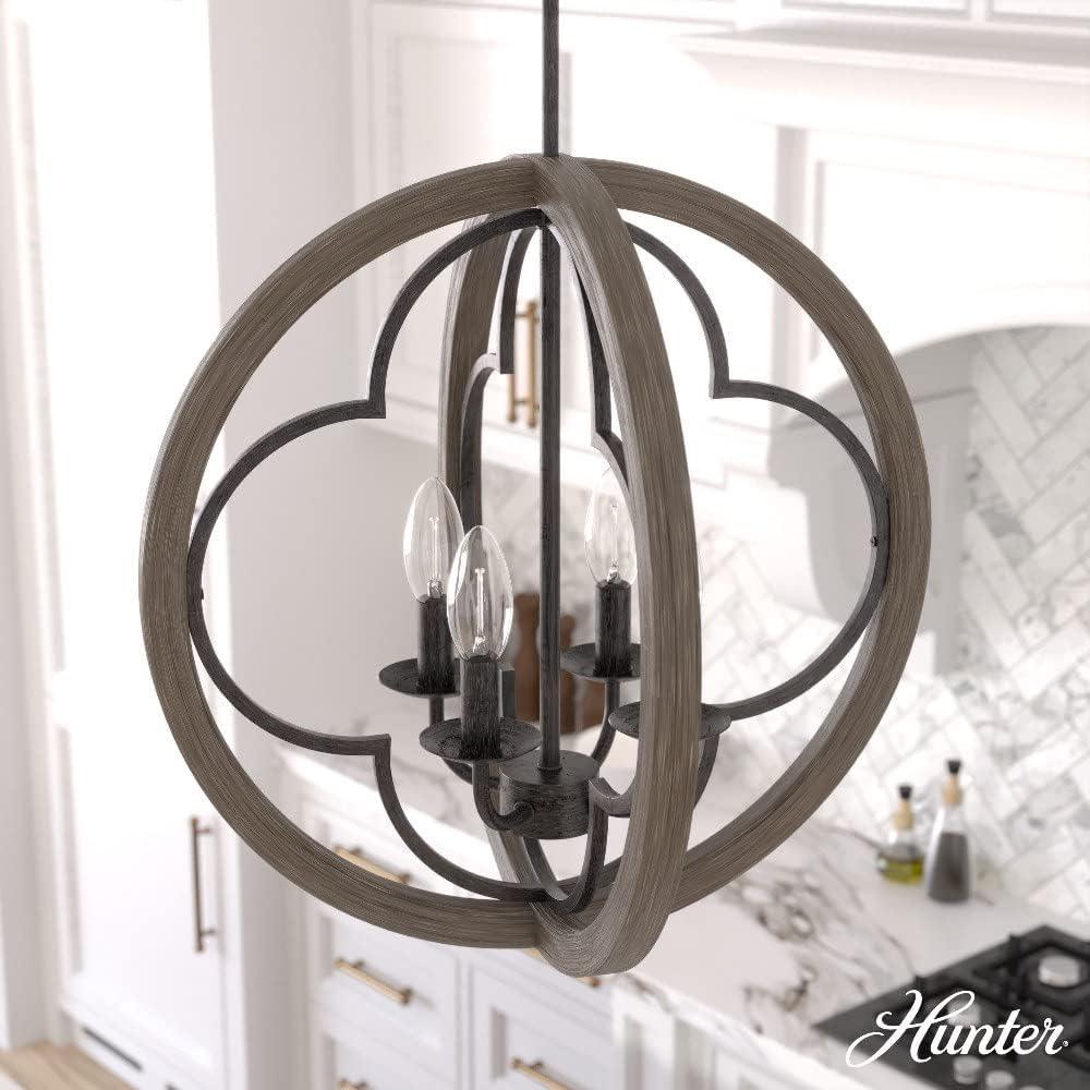 Gablecrest 4 - Light Unique / Statement Globe Chandelier