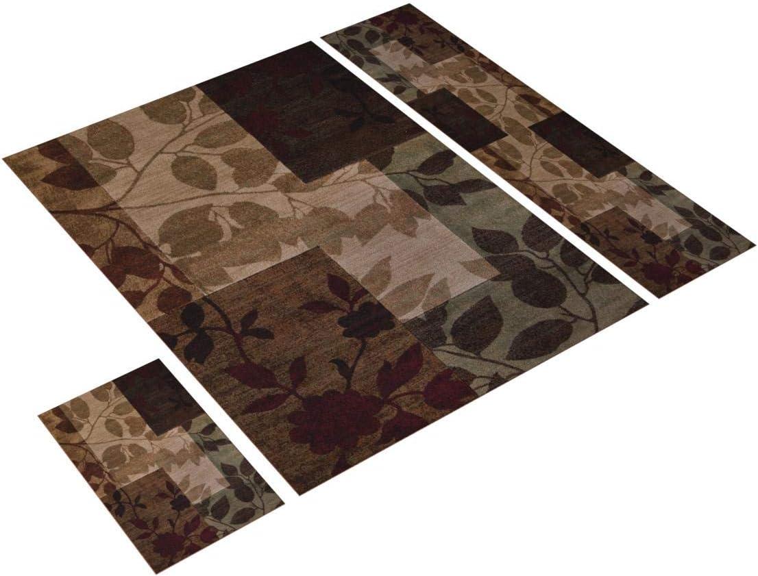 Home Dynamix Amelia Contemporary Geometric Floral Area Rug