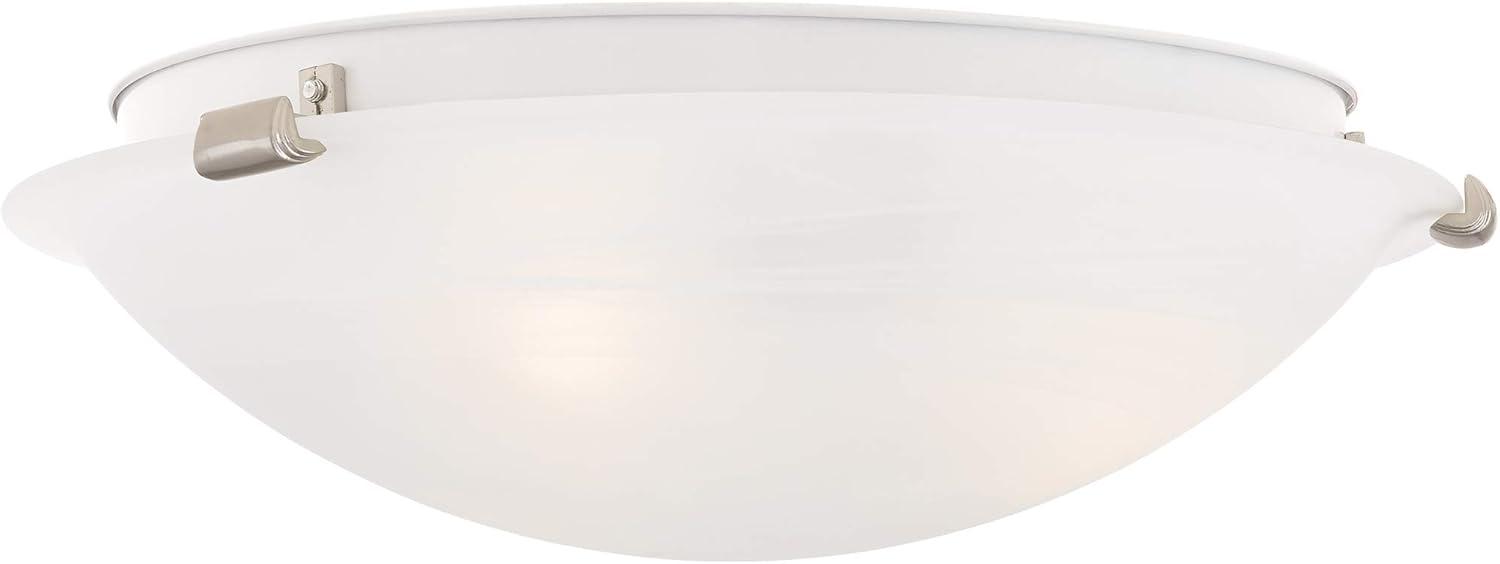 Livex Lighting Oasis 3 - Light Flush Mount in  Brushed Nickel