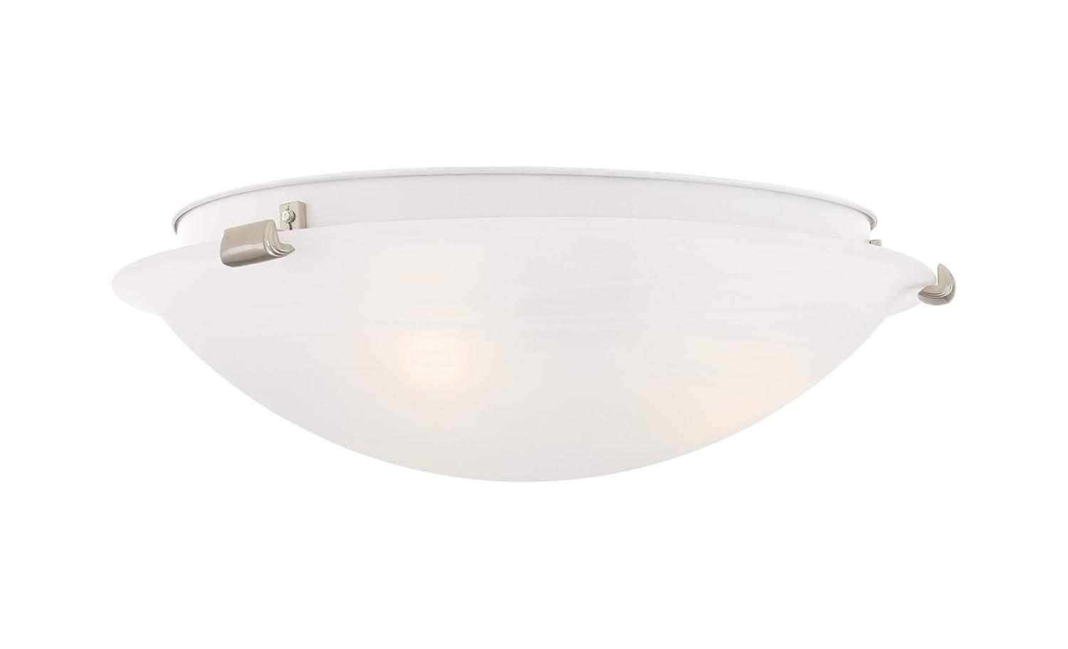 Livex Lighting Oasis 3 - Light Flush Mount in  Brushed Nickel