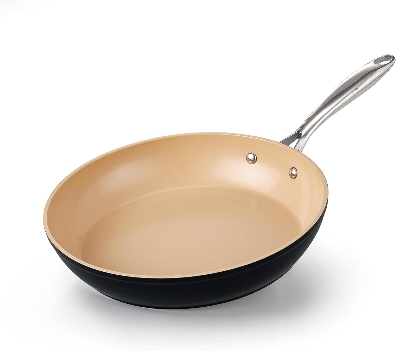 Cooks Standard Cooks Standard 11-inch  Black Nonstick Hard Anodized Fry Saute Omelet Pan
