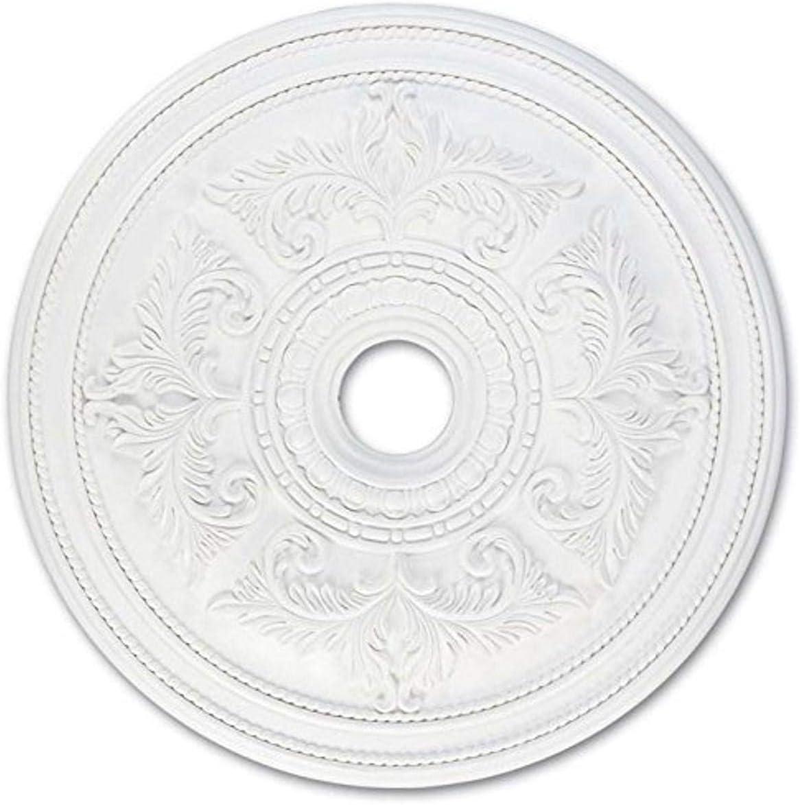 Versailles White Polyurethane Ceiling Medallion, 22.5 Inches