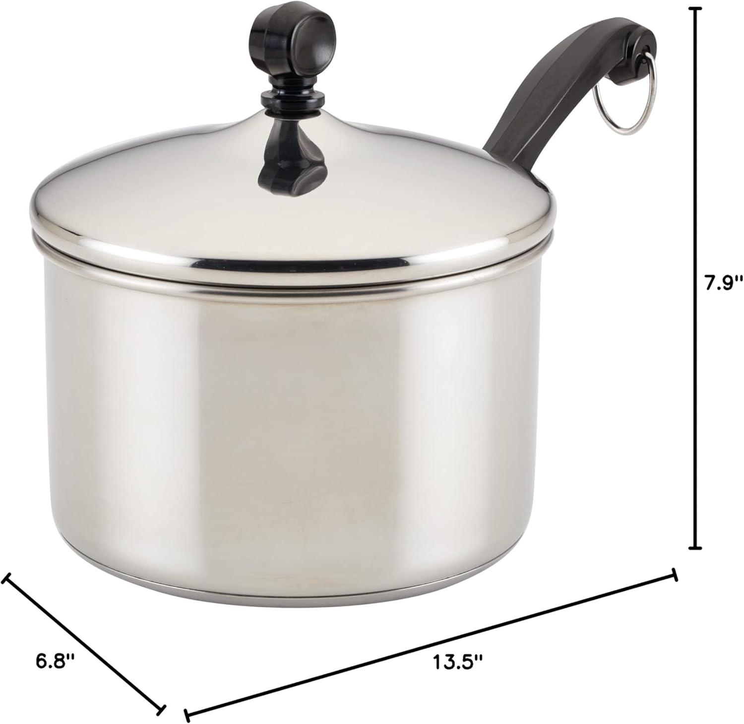 Farberware Farberware Classic Series Stainless Steel Saucepan with Lid