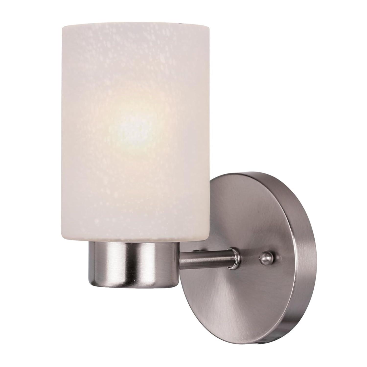 Westinghouse Sylvestre 1-Light Brushed Nickel Gray Wall Sconce