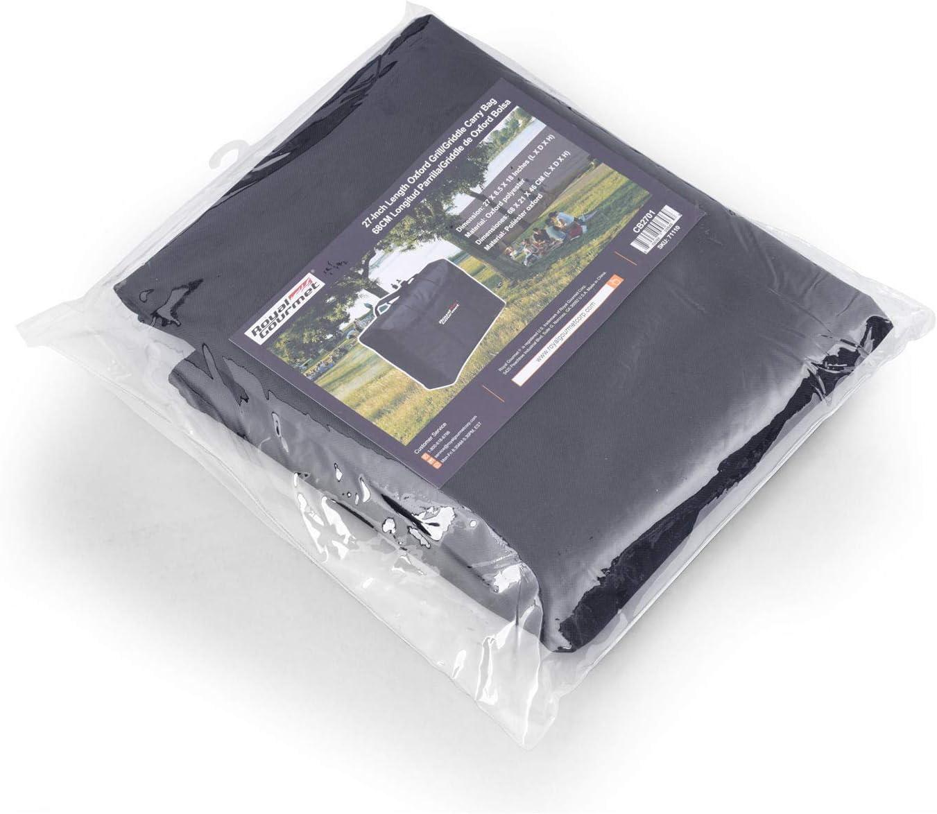 27" Oxford Grill Griddle Waterproof Carrying Bag CB2701 - Royal Gourmet: Weather-Resistant, Zip Closure, Handle