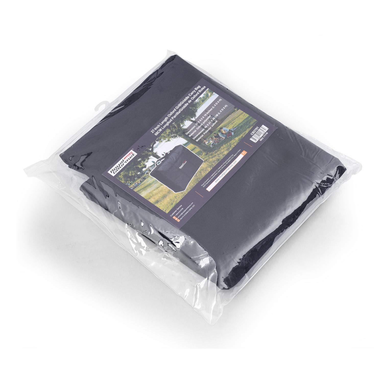 27" Oxford Grill Griddle Waterproof Carrying Bag CB2701 - Royal Gourmet: Weather-Resistant, Zip Closure, Handle