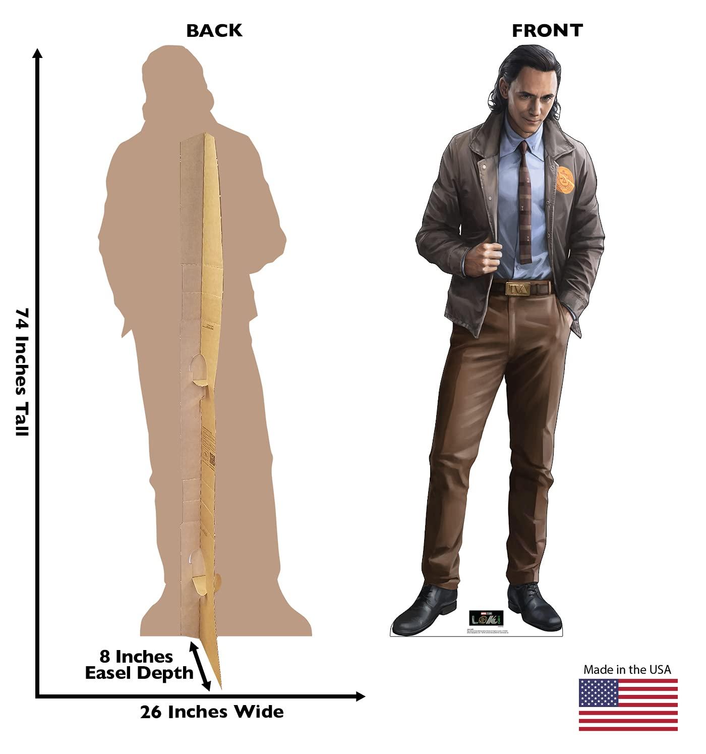 74 x 26 in. Loki Cardboard Cutout