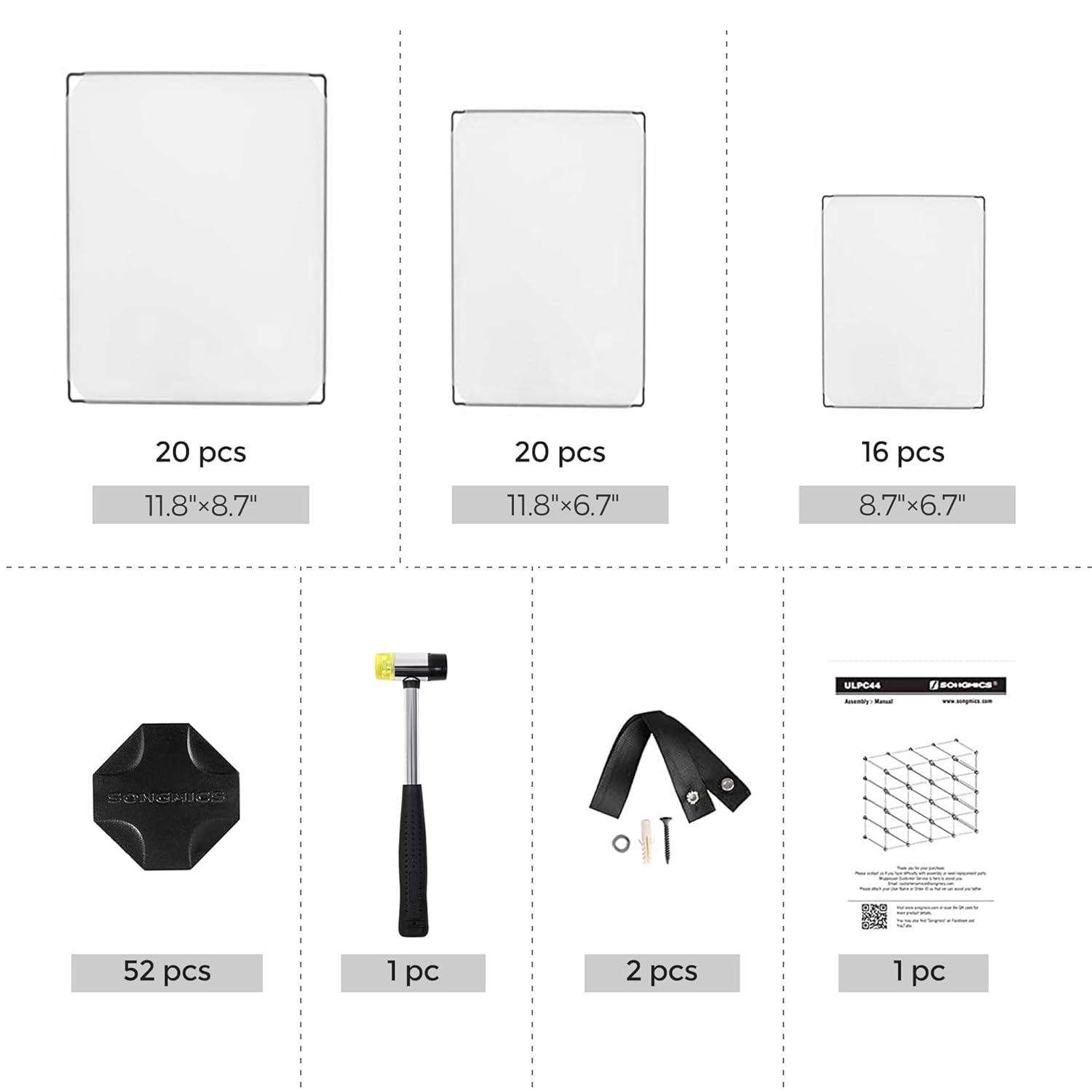 16-Cube Shoe Rack Organizer – Modular Plastic Storage Cabinet for Entryway, Closet, Hallway, Space-Saving Shoe Shelf for Bedroom , Bathroom