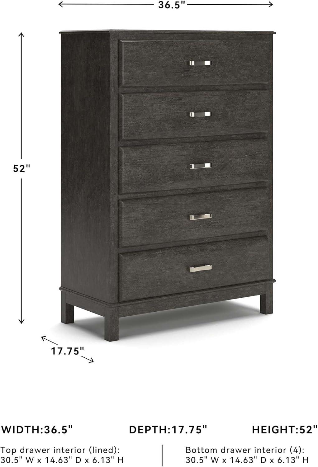 Red Barrel Studio® Wasdale 36.5'' W 5 - Drawer Dresser