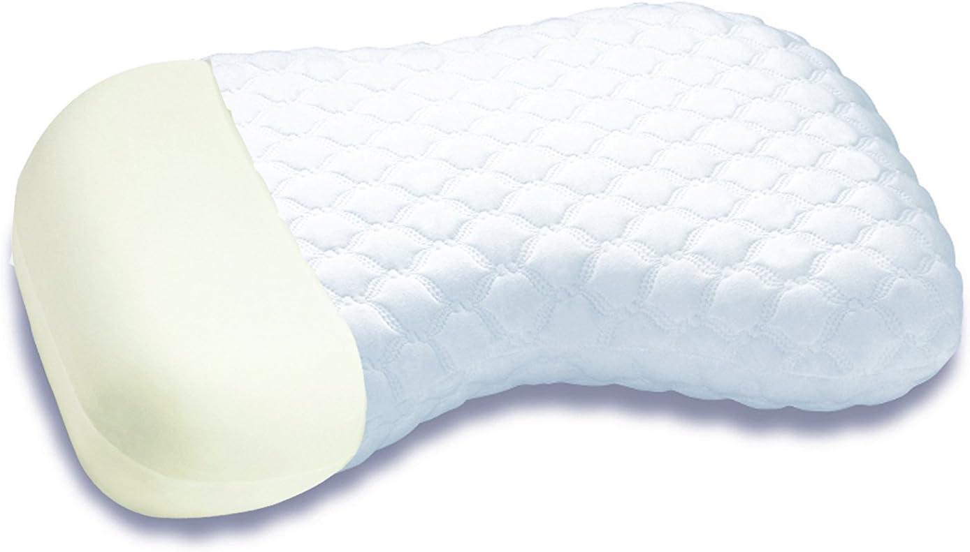 Sleep Innovations Versacurve Multi-Position Gel Memory Foam Standard Pillow, Quilted Cover