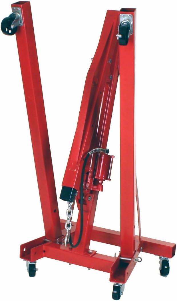 Dragway Tools 2 Ton Folding Air Hydraulic Engine Hoist Cherry Picker Shop Crane