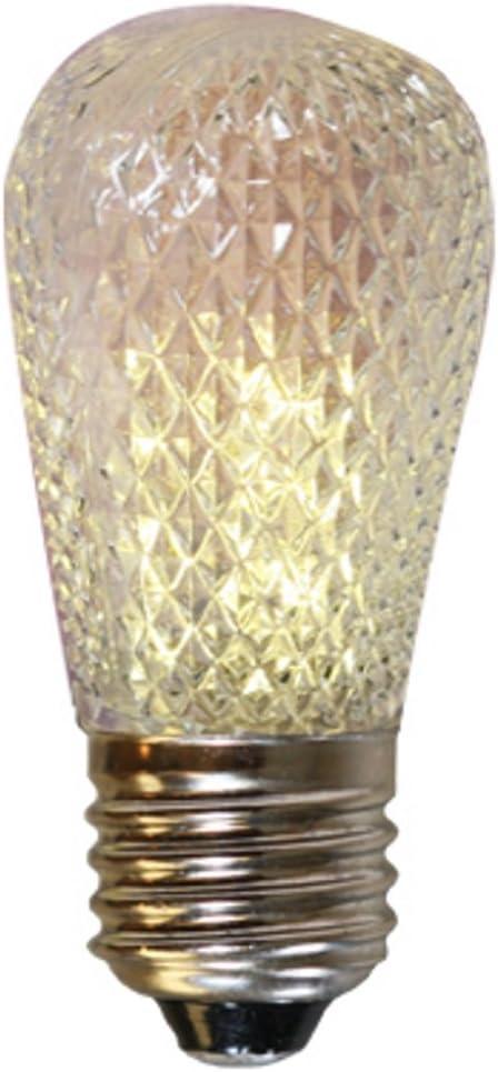 American Lighting S14-LED-WW Box Of 25 Faceted Plastic- 1.5 Watt- S14-shaped Led Lamp- Warm White