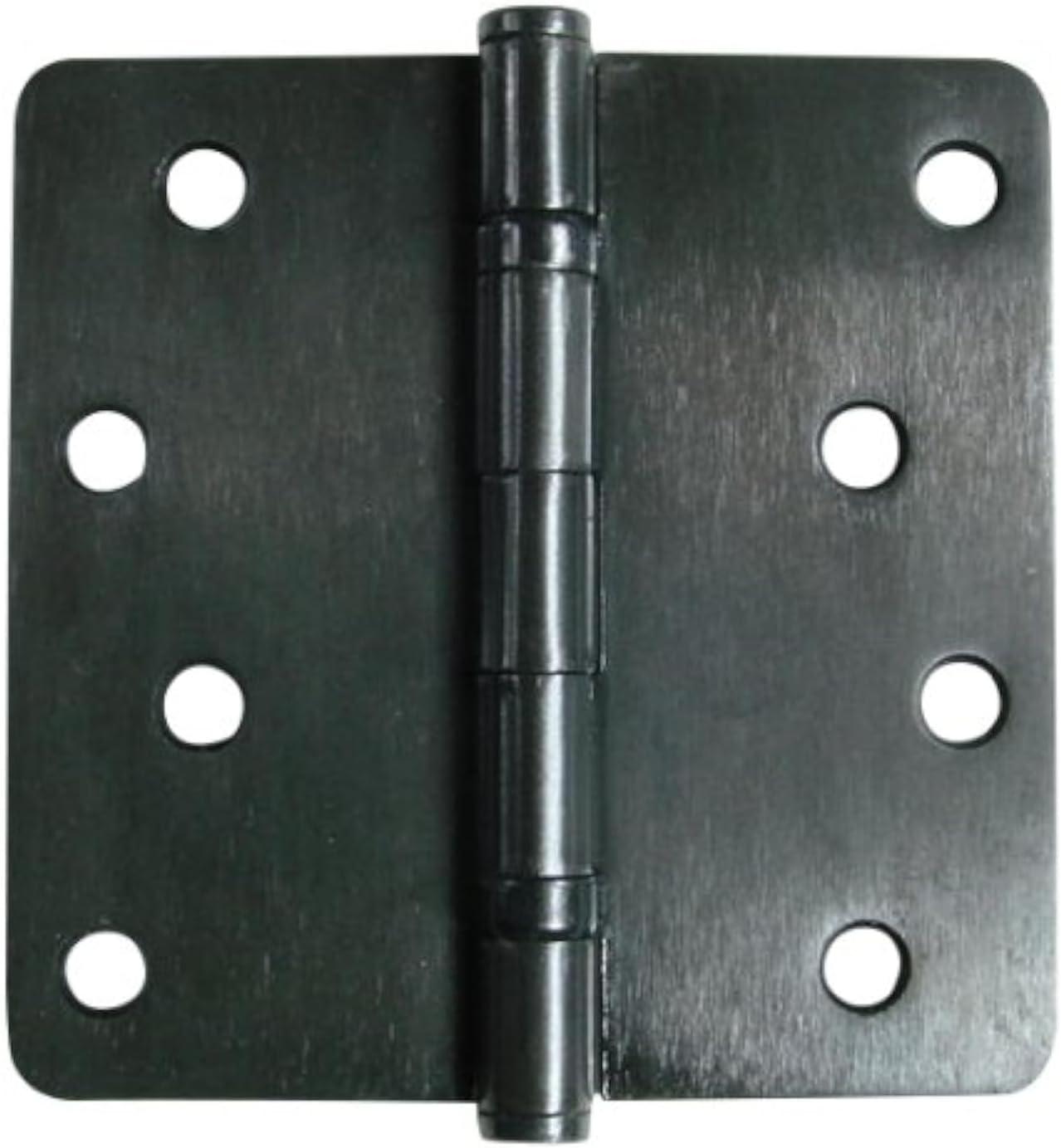 4 Inch Oil Rubbed Bronze Ball Bearing Door Hinges - 2 Pack