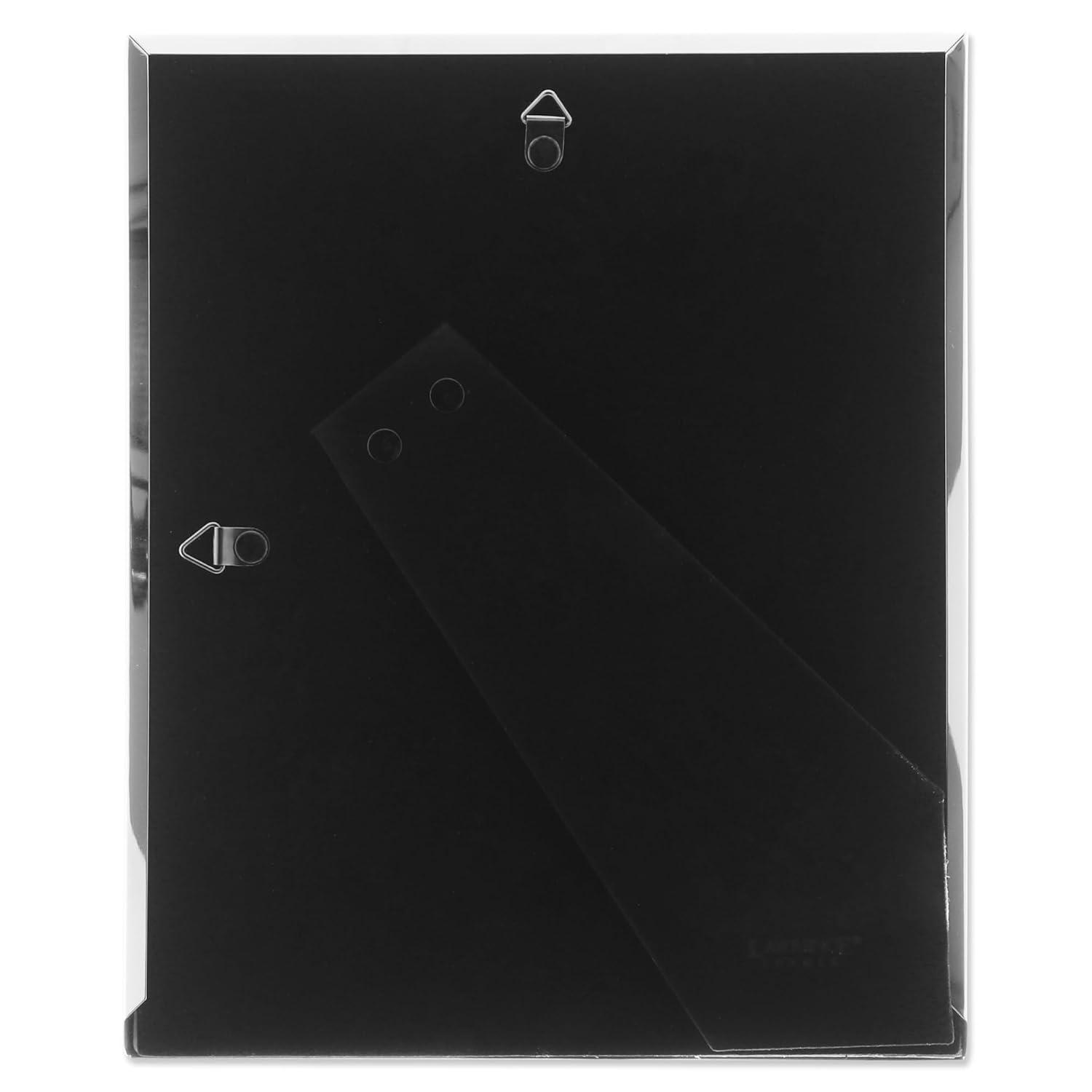 8x10 Silver Metal and Gray Enamel Picture Frame
