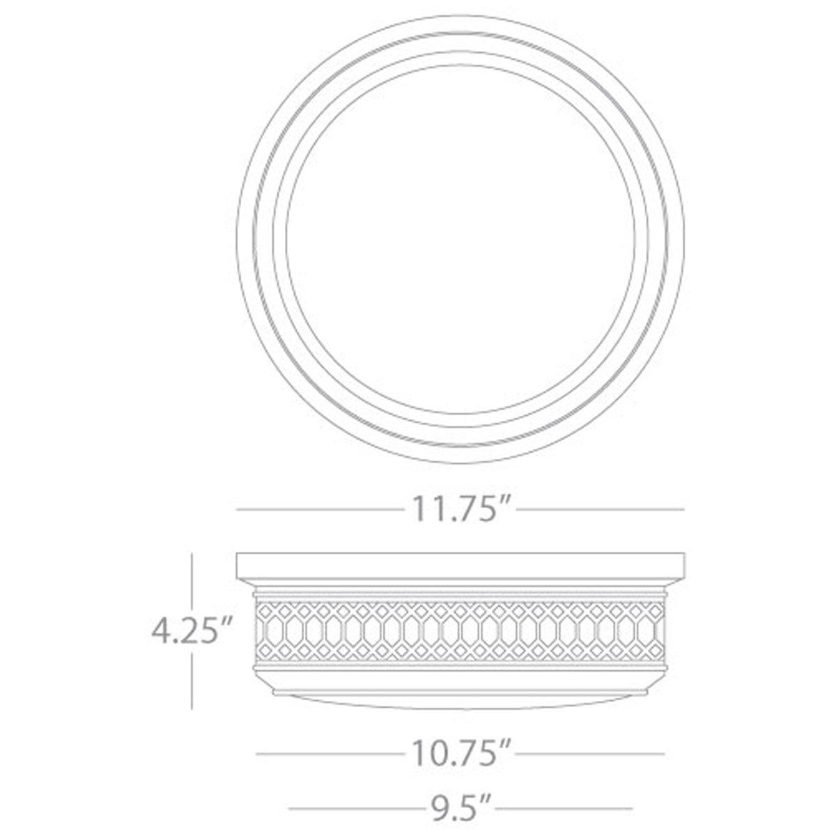 Tucker Glass Flush Mount