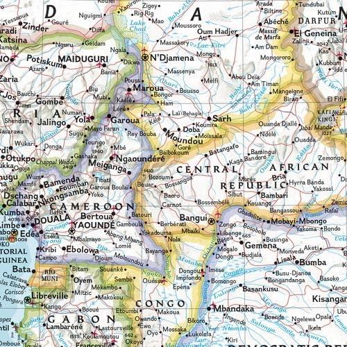 National Geographic Maps Africa Classic Wall Map