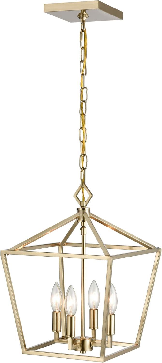 Millennium Lighting Ritner 4 - Light Pendant in  Modern Gold