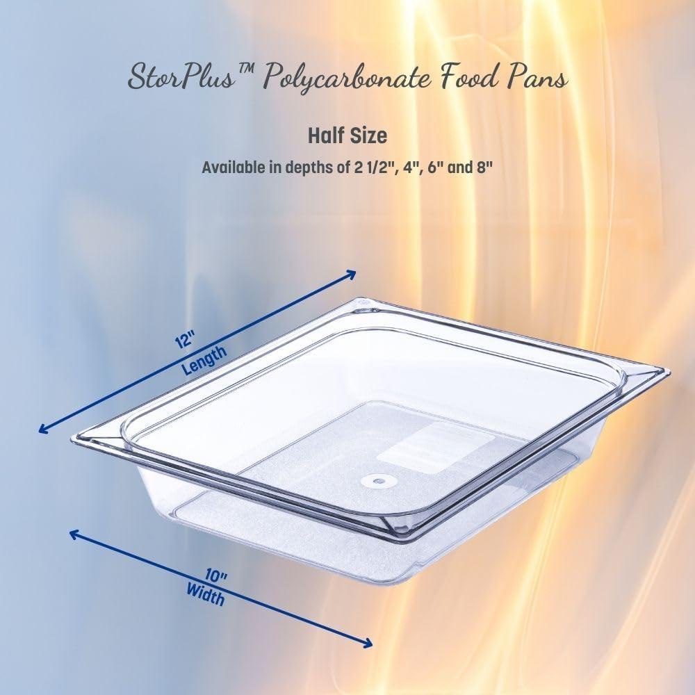 Carlisle Food Service Products Carlisle Food Service Products 1.6 Gallons Rectangle Plastic Food Storage Container (Set of 6)