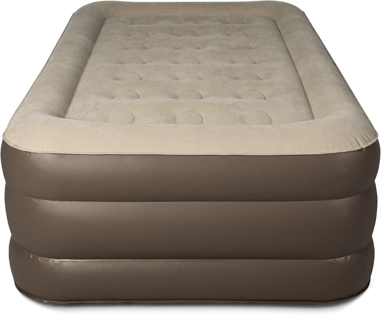 Coleman SupportRest Pillowstop 18" Double-High Airbed with Rechargeable Pump, Twin