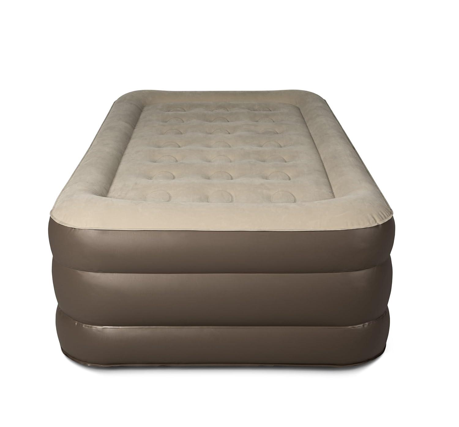 Coleman SupportRest Pillowstop 18" Double-High Airbed with Rechargeable Pump, Twin