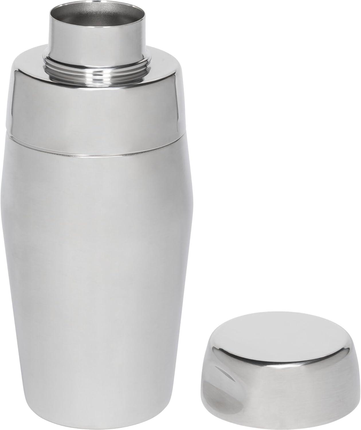 Satin Finish Stainless Steel 8-1/2-Ounce Cocktail Shaker