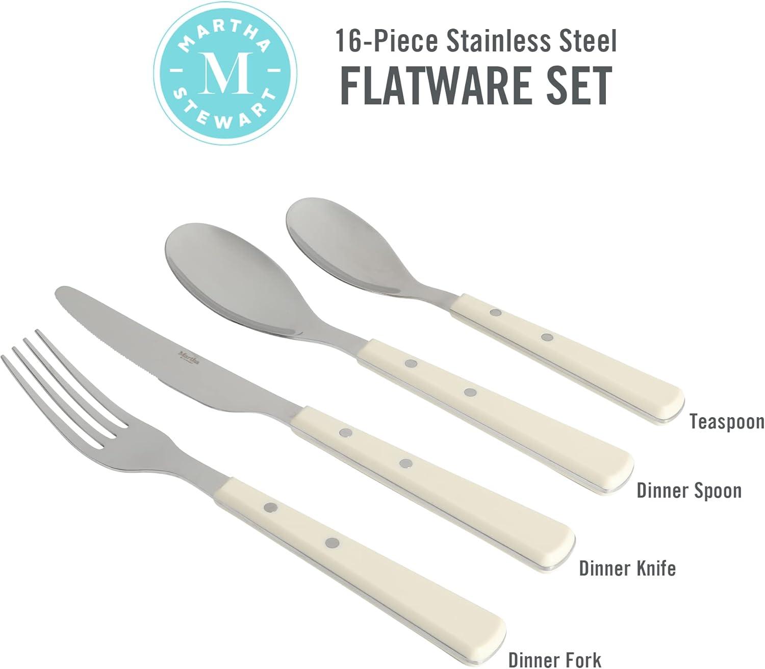 Garden Cottage 16 Piece Flatware Set, Service for 4