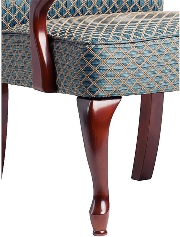 Comfort Pointe Derby Gooseneck Arm Chair Beige: Upholstered Polyester/Cotton, Wood Legs, Foam Fill