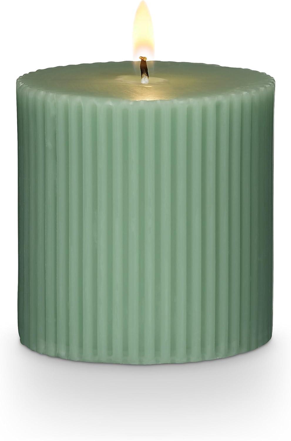 Selin Hinoki Sage Pillar Candle