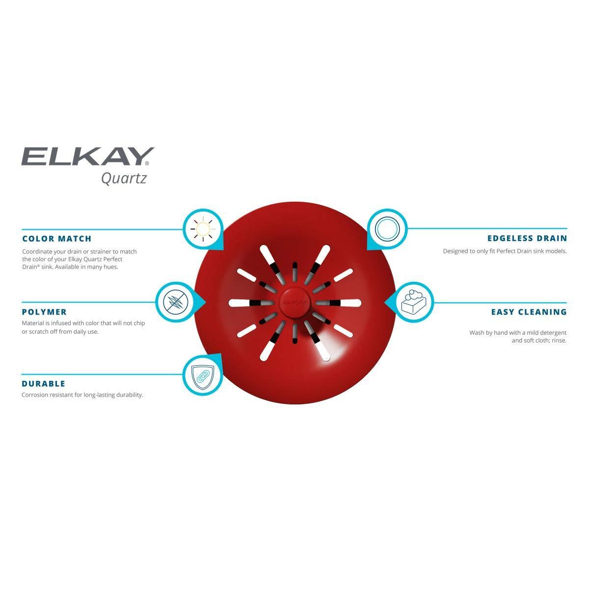 Elkay Perfect Removable Basket Strainer Kitchen Sink Drain LKPDQSRT