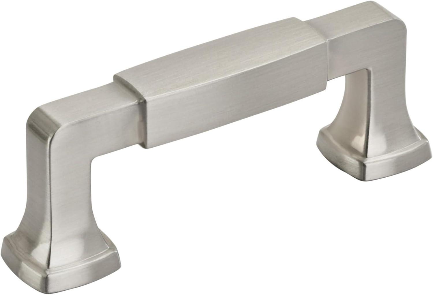 Amerock Stature 3 inch (76mm) Center-to-Center Satin Nickel Cabinet Pull