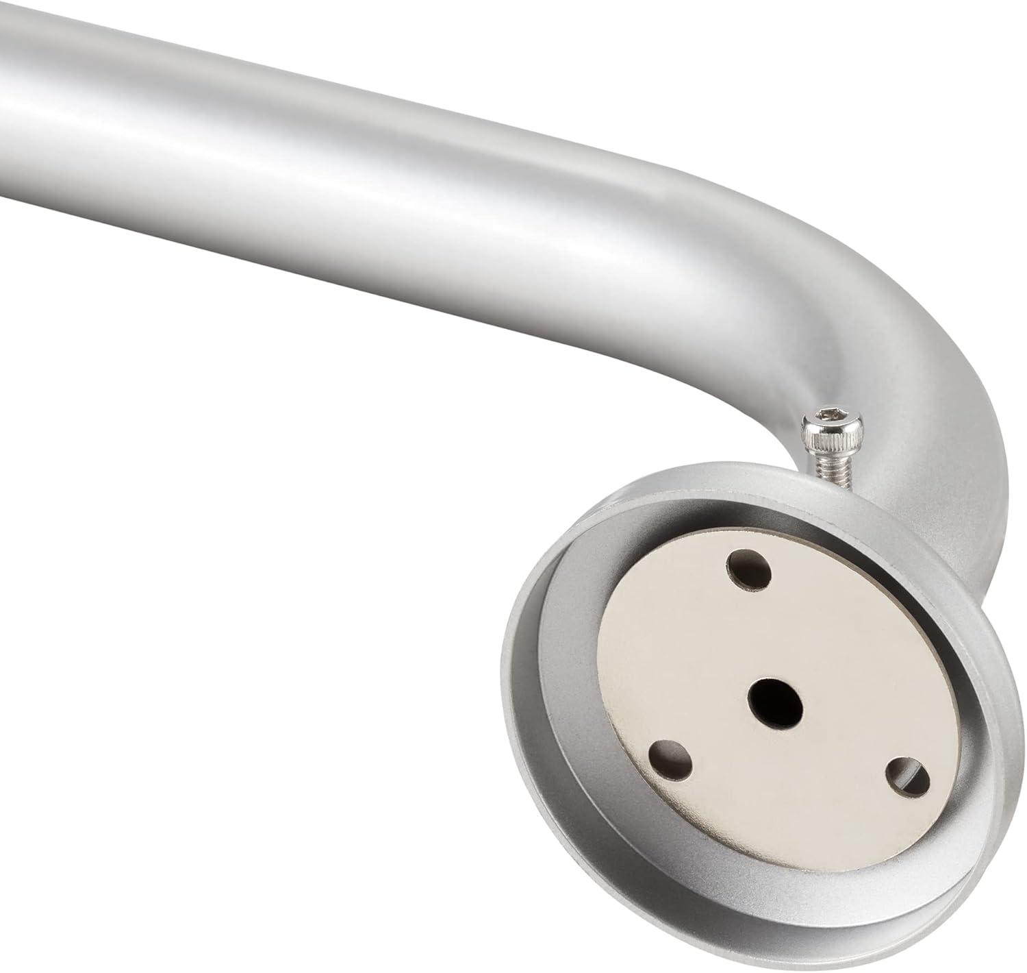 Eclipse 100% Steel Adjustable Single Curtain Rod