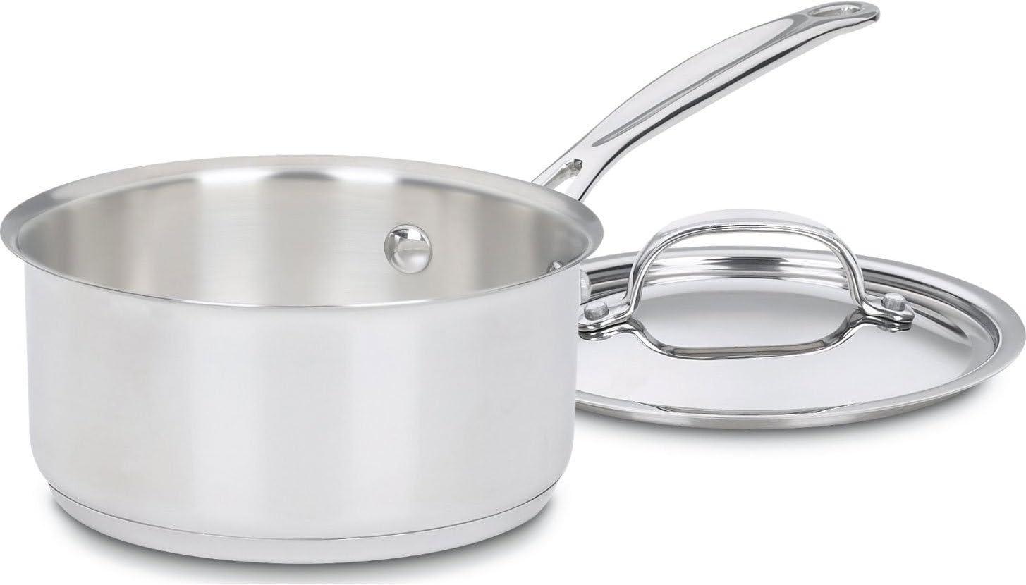 Cuisinart Chef's Classic Stainless Steel Saucepan 1.5 qt Silver