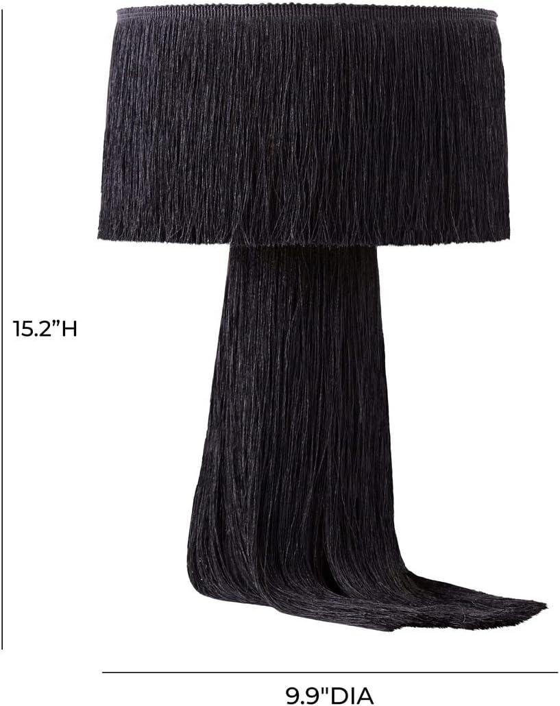 TOV Furniture Atolla Black Tassel Table Lamp