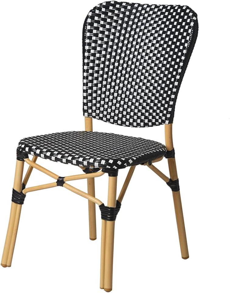 Balkene Home Orsay French Bistro Wicker Chair – 2piece