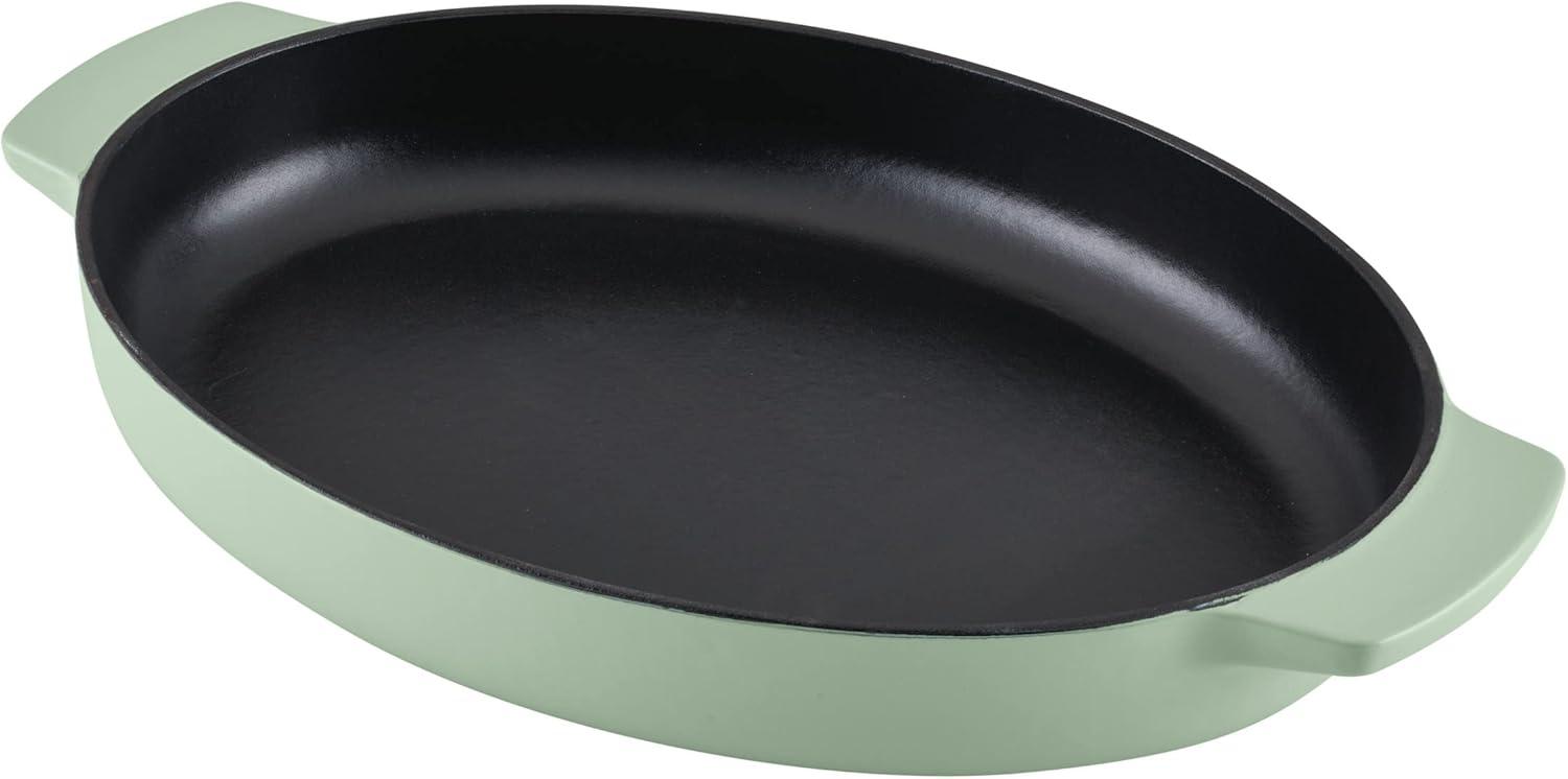 KitchenAid® KitchenAid Cast Iron Oval Au Gratin Roasting Pan Suitable - 2.5 Quart