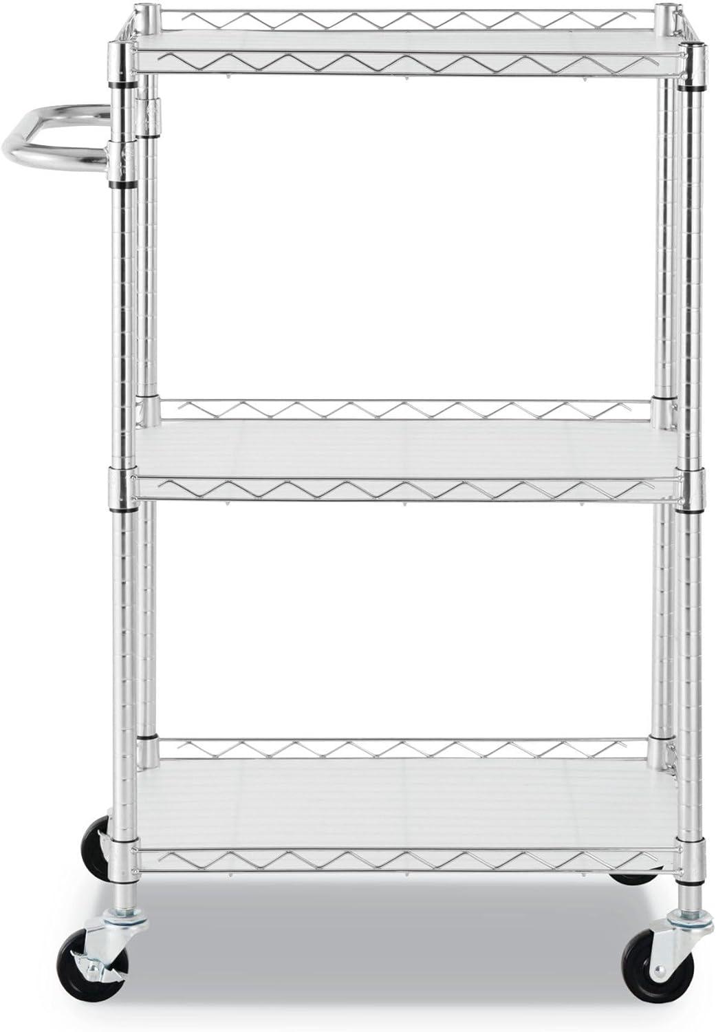 Alera® 39'' H x 24'' W Utility Cart with Wheels