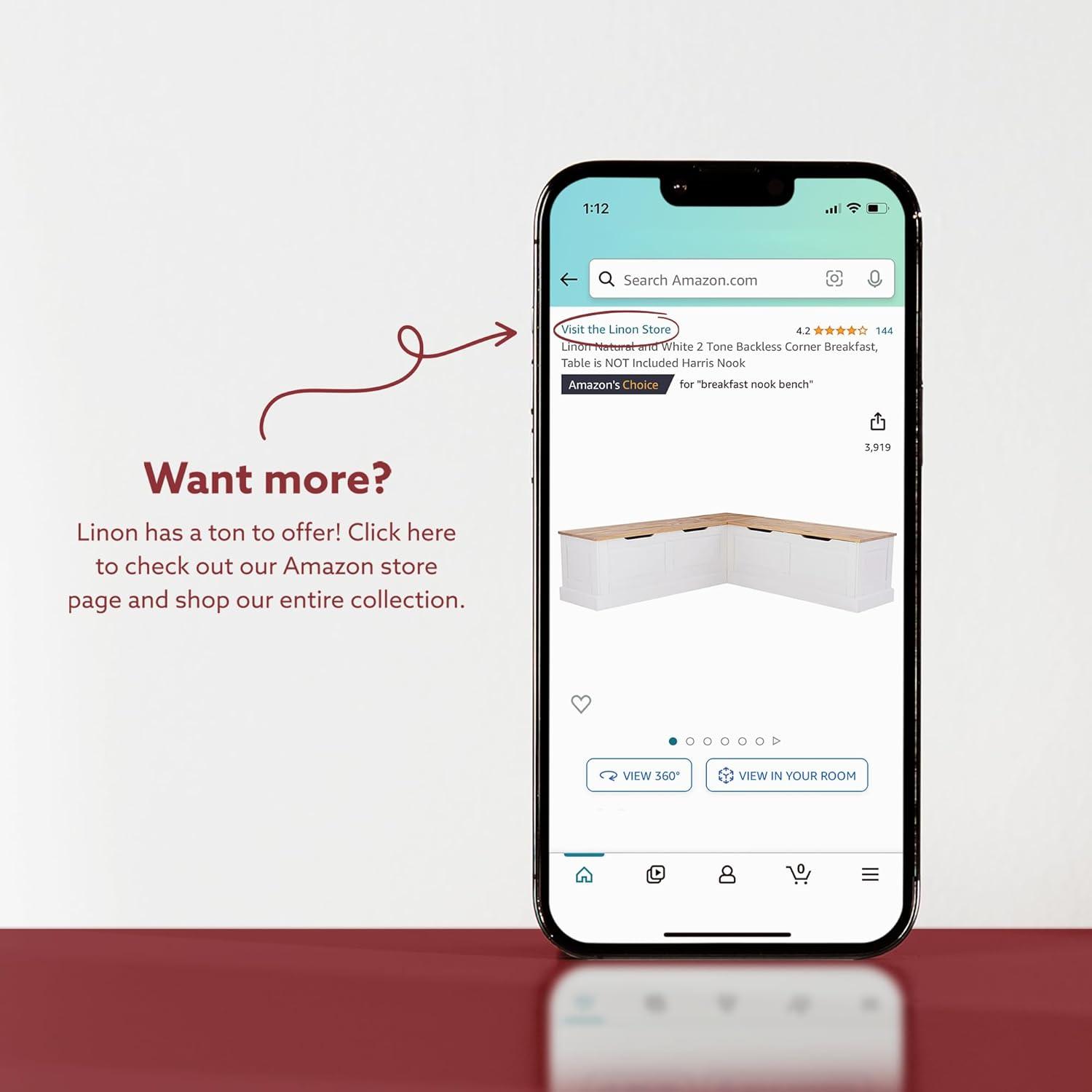 3pc Chelsea Breakfast Corner Nook Dining Table Set Walnut - Linon